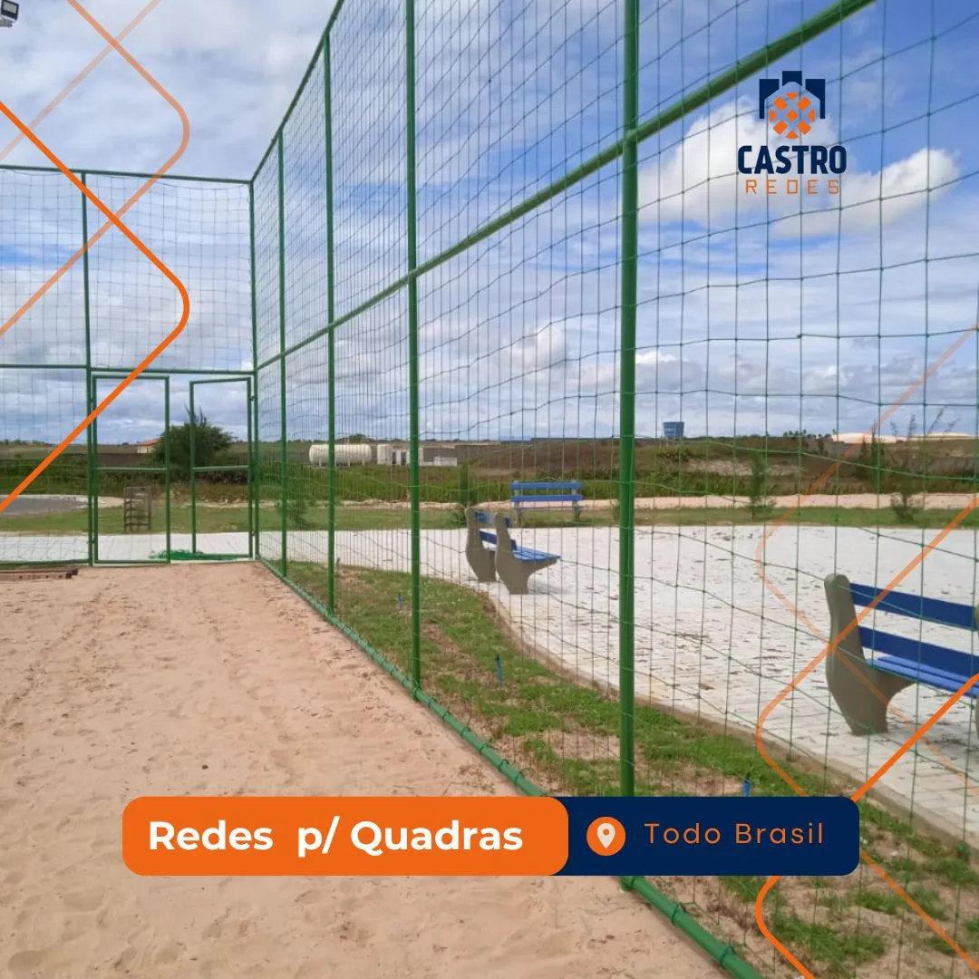redes de nylon para quadras